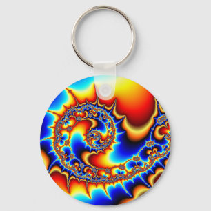Fibonaccispikeral Key Ring