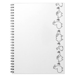 Fibre Animals Notebook