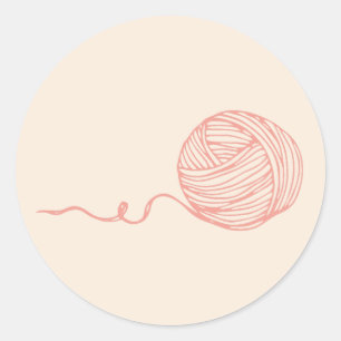 Fibre Artist Modern Yarn Round Sticker