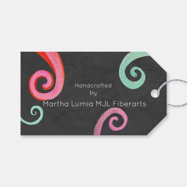 Fibre Arts Tags (Front (Horizontal))