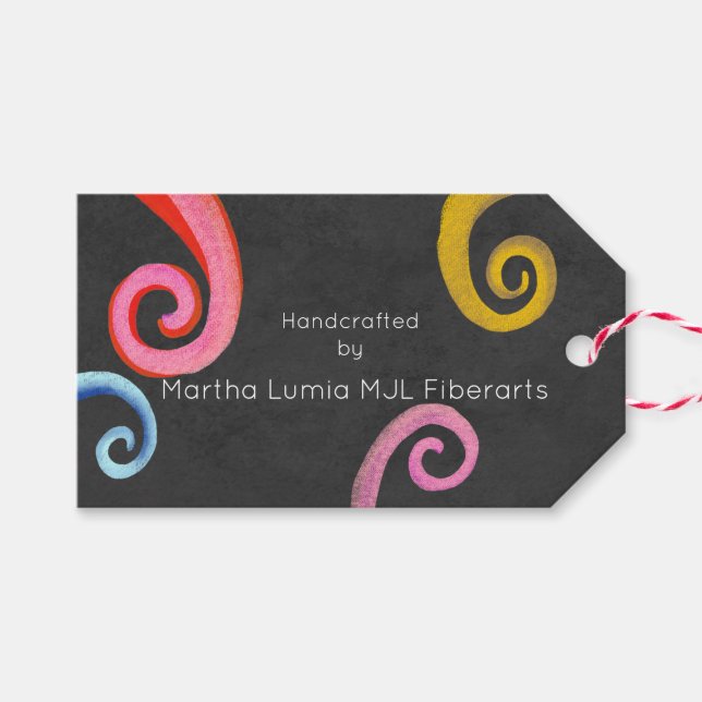 Fibre Arts Tags (Front (Horizontal))