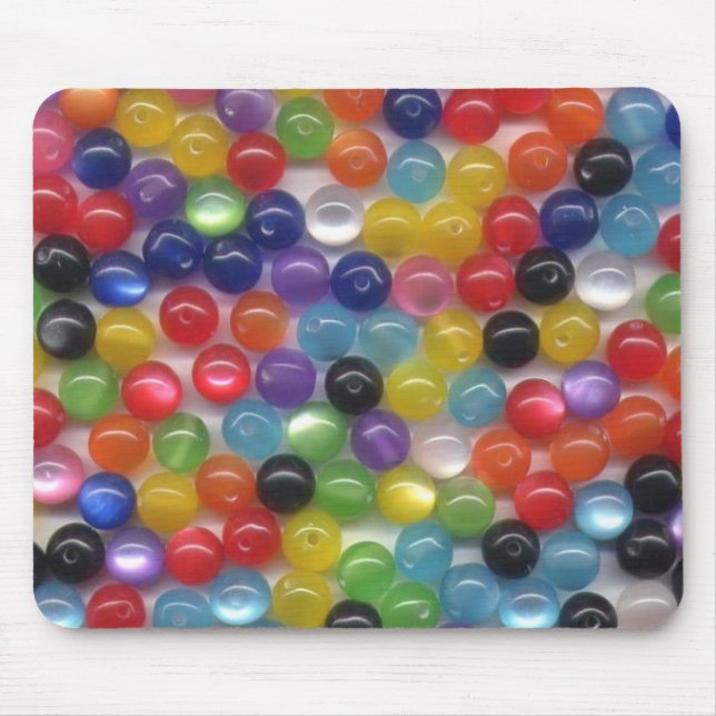Fibre Optic Beads Mouse Mat (Front)