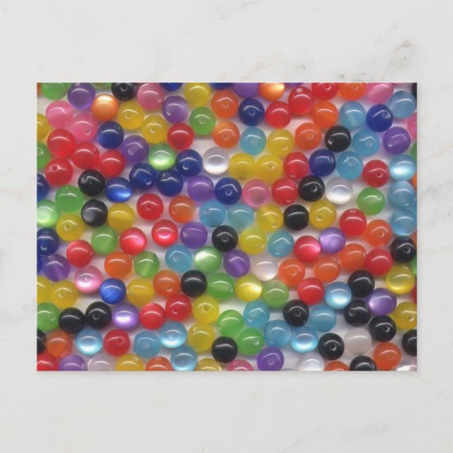 Fibre Optic Beads Postcard (Front)