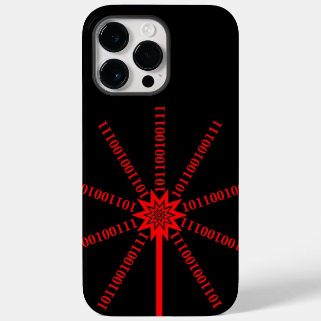 Fibre Optic Data Burst Case-Mate iPhone Case (Back)