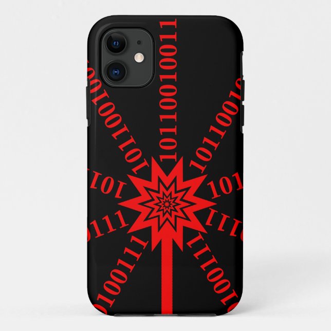 Fibre Optic Data Burst Case-Mate iPhone Case (Back)