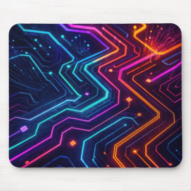 Fibre Optic Pattern Mouse Mat (Front)