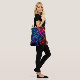 Fibre Optic Pattern Tote Bag