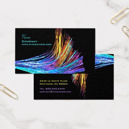 Fibre Optics / Hi Tech Business Card