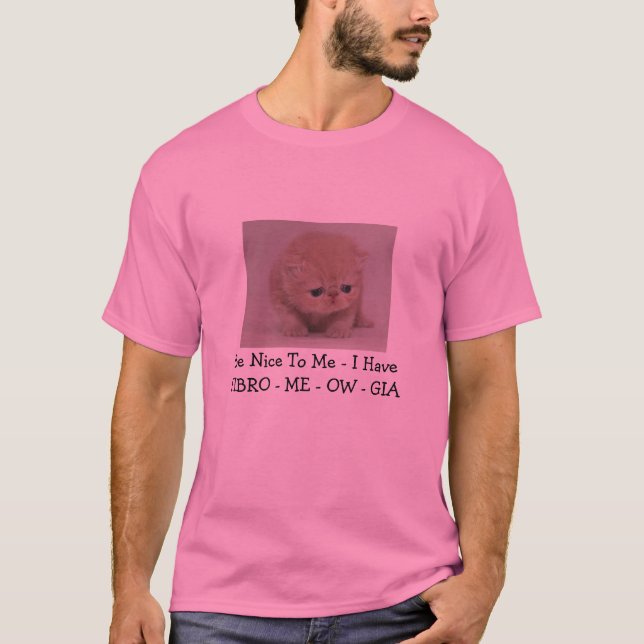 Fibro Kitten Sleep Shirt (Front)