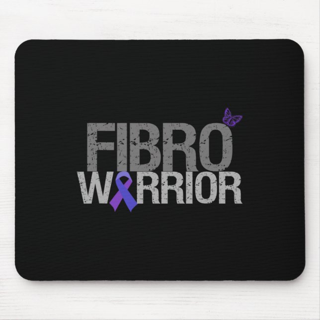 Fibro Warrior - Fibromyalgia Awareness  Mouse Mat (Front)