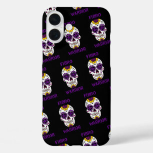 FIBRO WARRIOR sugar skull iPhone 16 Plus Case