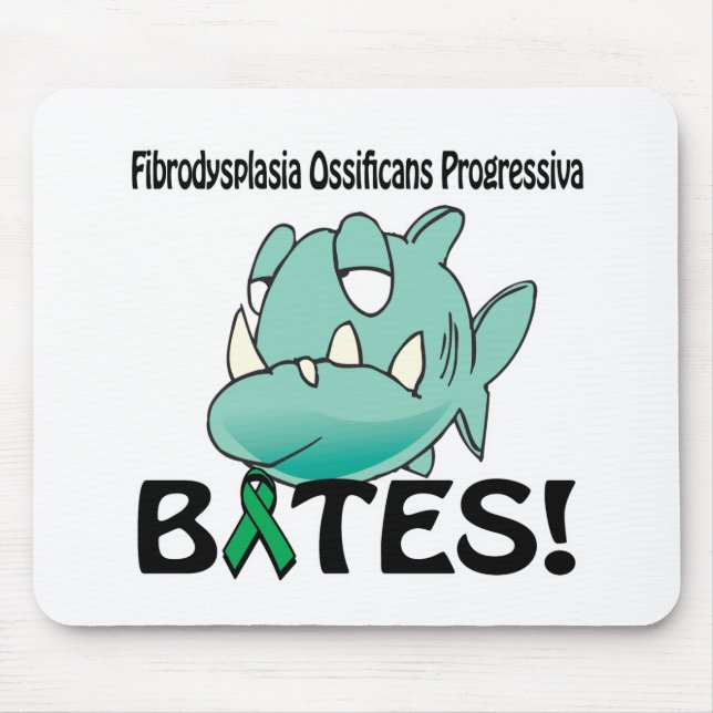 Fibrodysplasia Ossificans Progressiva BITES Mouse Mat (Front)