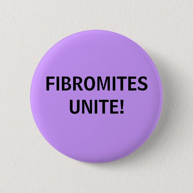 FIBROMITES UNITE! - button (Front)