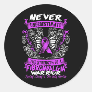 Fibromyalgia Awareness 2016 Classic Round Sticker