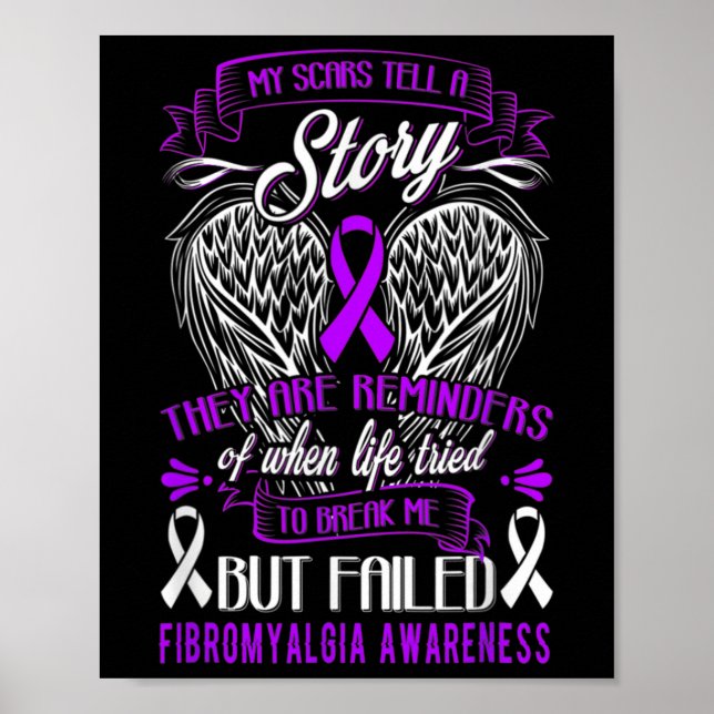 Fibromyalgia Awareness 3 Poster (Front)