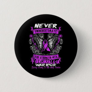 Fibromyalgia Awareness 4 6 Cm Round Badge