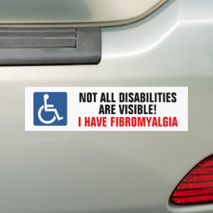 Fibromyalgia Awareness Bumper Sticker