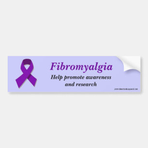 Fibromyalgia awareness bumper sticker