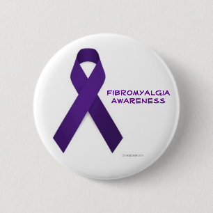 Fibromyalgia Awareness Button