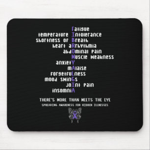 Fibromyalgia Awareness Chronic Illness Gift Mouse Mat