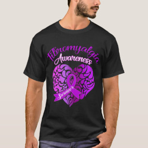 Fibromyalgia Awareness Chronic Pain Women Warrior T-Shirt