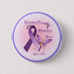Fibromyalgia Awareness Day Button