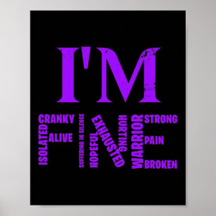 Fibromyalgia Awareness Day Fibromyalgia Pain Aware Poster