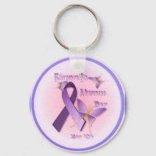 Fibromyalgia Awareness Day Keychain
