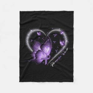 Fibromyalgia Awareness Day Warrior Survivor Butter Fleece Blanket