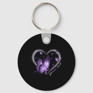 Fibromyalgia Awareness Day Warrior Survivor Butter Key Ring