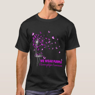Fibromyalgia Awareness Faith Hope Love Dandelion T-Shirt