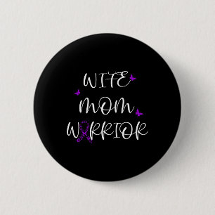 Fibromyalgia Awareness Fibro Warrior Invisible Ill 6 Cm Round Badge