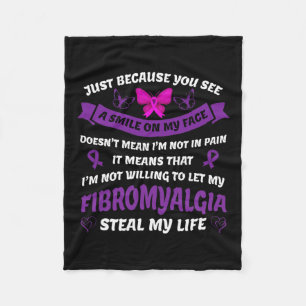 Fibromyalgia Awareness - Fibromyalgia Pain Awarene Fleece Blanket