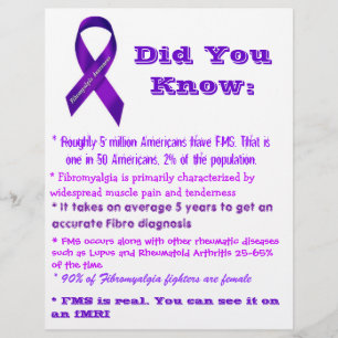 Fibromyalgia Awareness Flyers