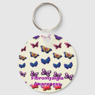 Fibromyalgia Awareness Key Ring