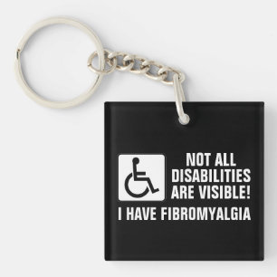 Fibromyalgia Awareness Key Ring