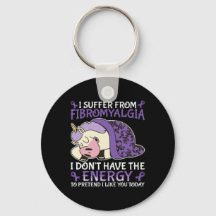Fibromyalgia Awareness  Key Ring