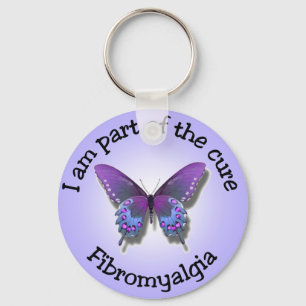 Fibromyalgia Awareness keychain