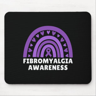 Fibromyalgia Awareness Men Women Cute Rainbow Fibr Mouse Mat