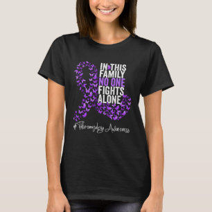 Fibromyalgia Awareness Month Purple Ribbon T-Shirt