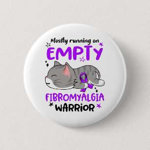 Fibromyalgia Awareness Month Ribbon Gifts 6 Cm Round Badge