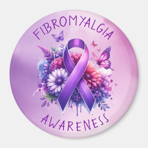 Fibromyalgia Awareness Ribbon Magnet