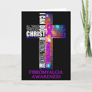 Fibromyalgia Awareness Shirt - Christmas Gift Shir Card