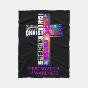 Fibromyalgia Awareness Shirt - Christmas Gift Shir Fleece Blanket