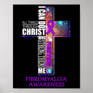 Fibromyalgia Awareness Shirt - Christmas Gift Shir Poster