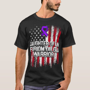 Fibromyalgia Awareness Survivor Daughter Warrior 3 T-Shirt