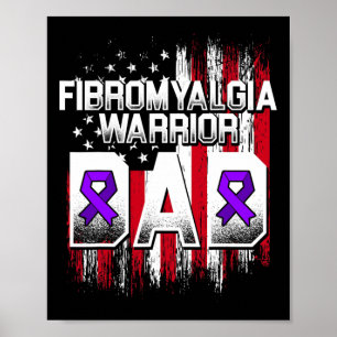 Fibromyalgia Awareness Survivor Mum Warrior 3 Poster