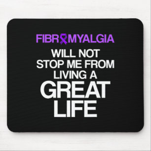 Fibromyalgia Awareness Survivor Stop Warrior 1 Mouse Mat