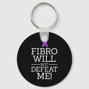 Fibromyalgia Awareness Warrior Fibro Will Not Defe Key Ring
