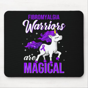 Fibromyalgia Awareness Warrior Fun Unicorn Mouse Mat